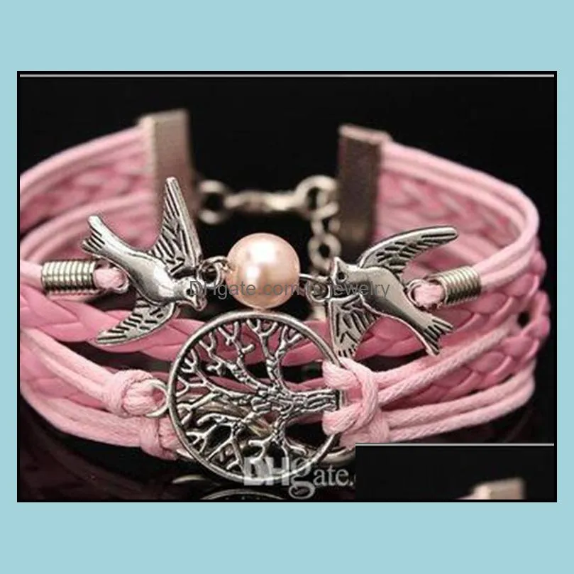 straps wrap around charm bracelets bracelets pulseras endless charms infinity bracelets hjewelry