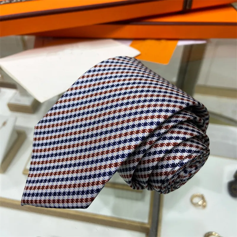 Designer slipsar män affärs silke slipsar av hög kvalitet ull hand stickad premium tie damer män present mode tillbehör