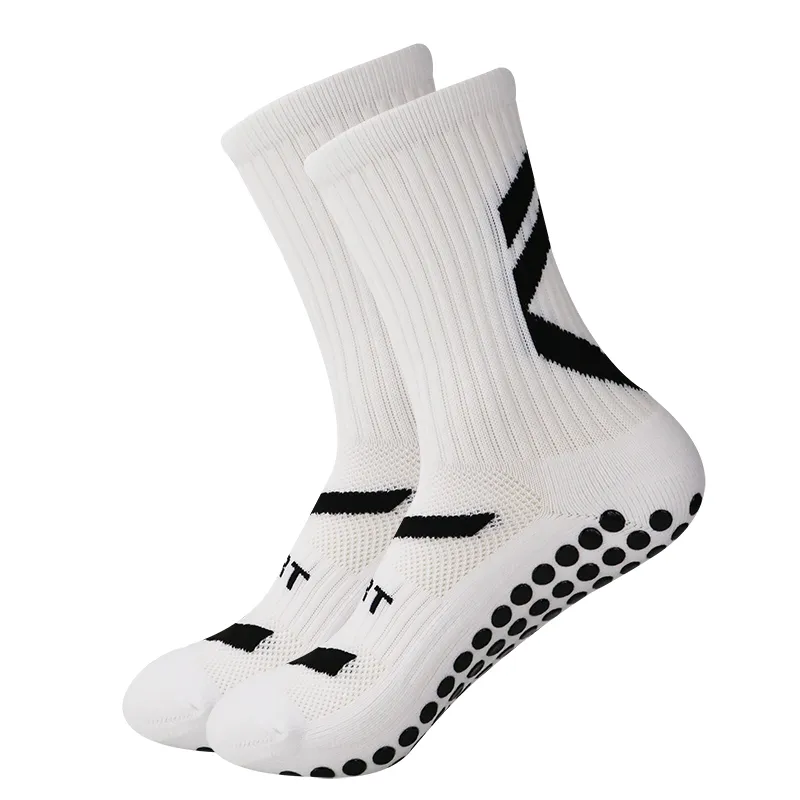 Aero Whiteline Anti-Slip Silicone Cycling Socks – Men's Summer Aero Socks (Size 38-45)