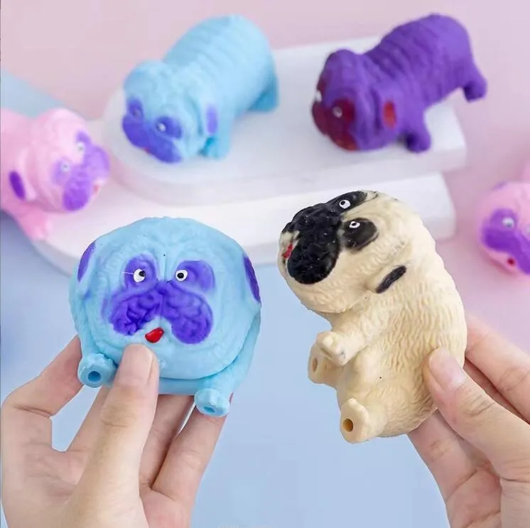 Novelty Games Toys Decompression Squishy Multi PUG Release Pressure Toy For kids and Adult