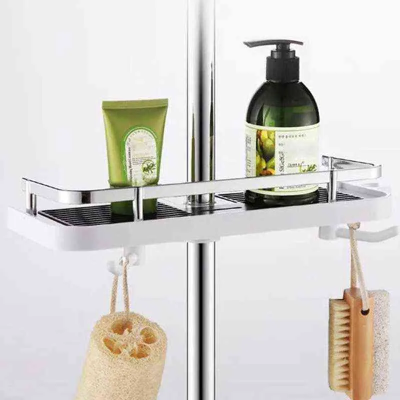 Praktyczne bieguny łazienkowe do przechowywania prysznica organizator półki szampon szampon pojedynczy zwierząt głowica J220702