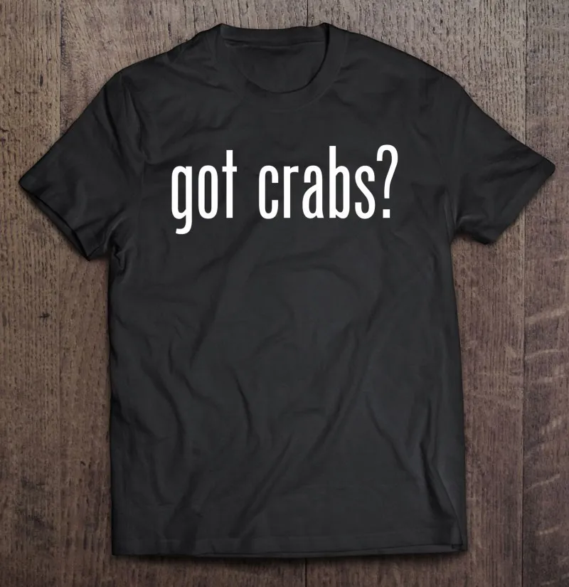 Got Crabs Retro Advertentie Parodie Grappig Oversized T-shirt T-shirt Manga Mannen Katoen Plus Size Herenkleding Aangepaste print Katoen 220609