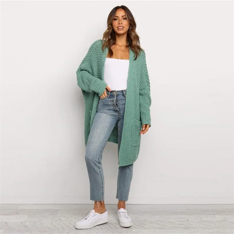 Women Cardigan 7 Colors Autumn Winter Female Cardigans S To XL Long Sleeves Jacket Autumn Womens Clothing 210204