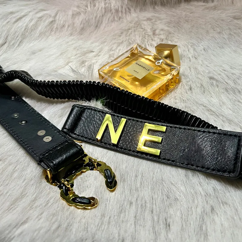 A112 gners Belts Fashion S Letter Buckle Waistbands Unisex Casual Trendy Golden Letters Girdle Ceinture
