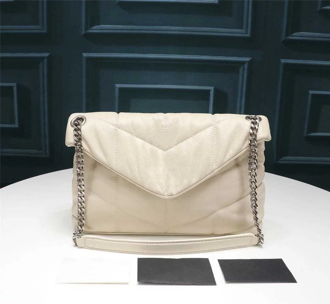 Puffer Small Bag In Quilted 100% Lambskin Woman Designer Top Quality Lady Crossbody Handbag Female Flap Clutch Shoulder