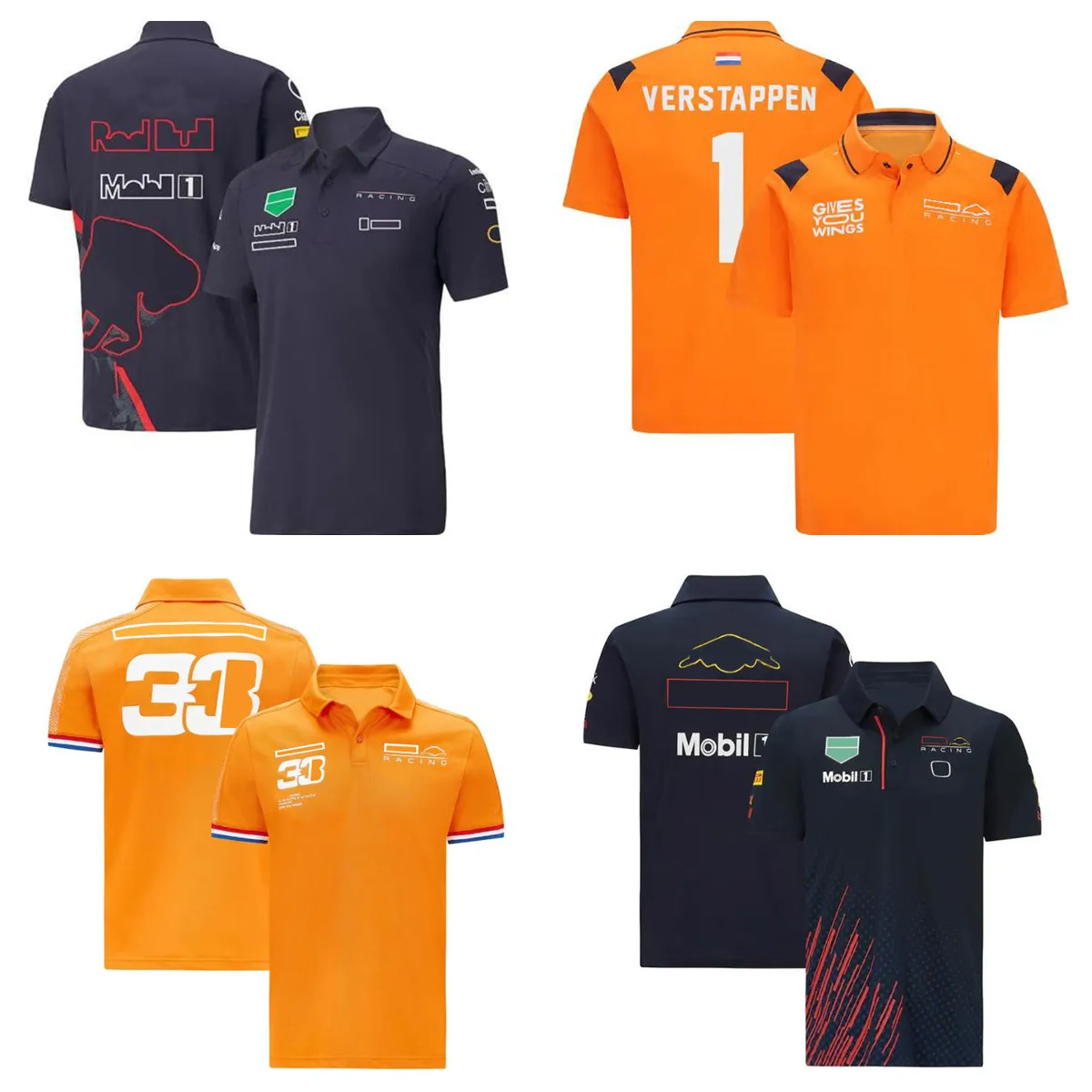 F1 Formel 1 Racing Polo Suit New Team kortärmad skjorta med samma anpassning