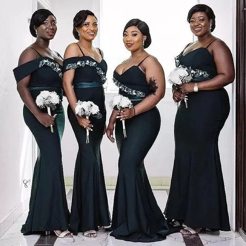plus size black bridesmaid dresses Saint + Sofia | Women's Runway Maxi Dress | Dress | Black