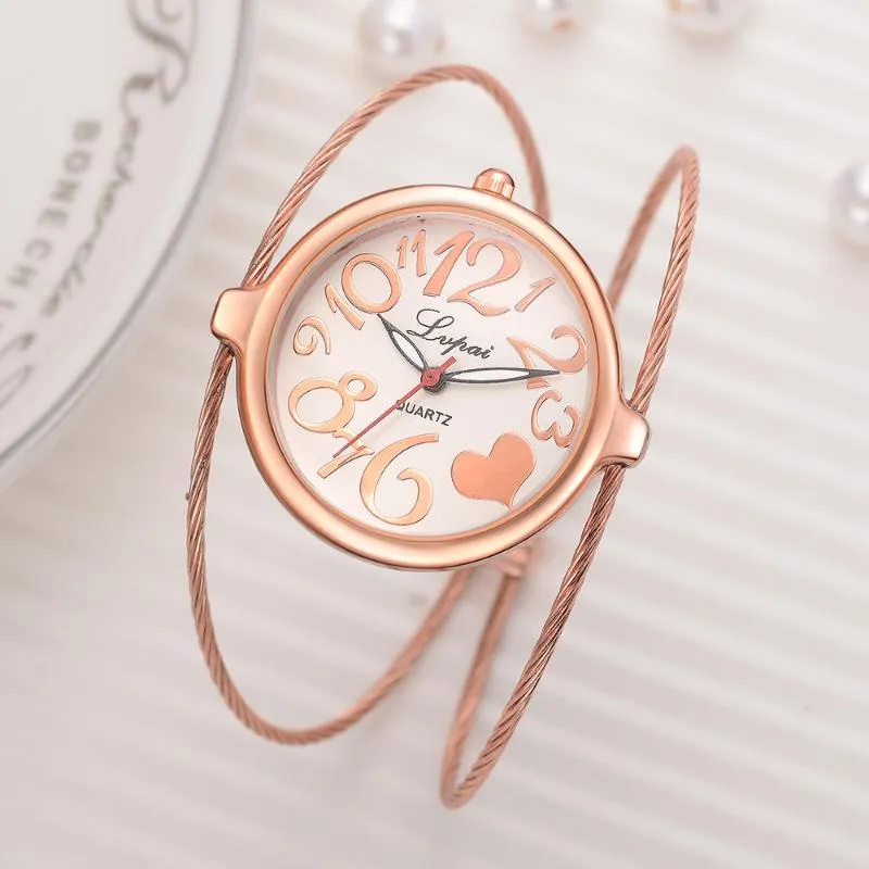 Wristwatches 2022 LVPAI Brand Baricelet Watch Wholesale Spension الرسم الرائع الرائع DIAL الكوارتز الأزياء غير الرسمية