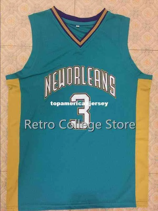 3 Chris Paul College Retro Stitched Sewn Basketball Jerseys Custom Any Number and Name Xs 6xl Vest Jerseys Vest Shirt