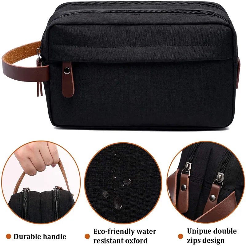 Toiletry Bag for Men Light Weight Travel Shaving Bags Kids and Women Cosmetic Storage Organizer Large Capacity Makeup Pouch