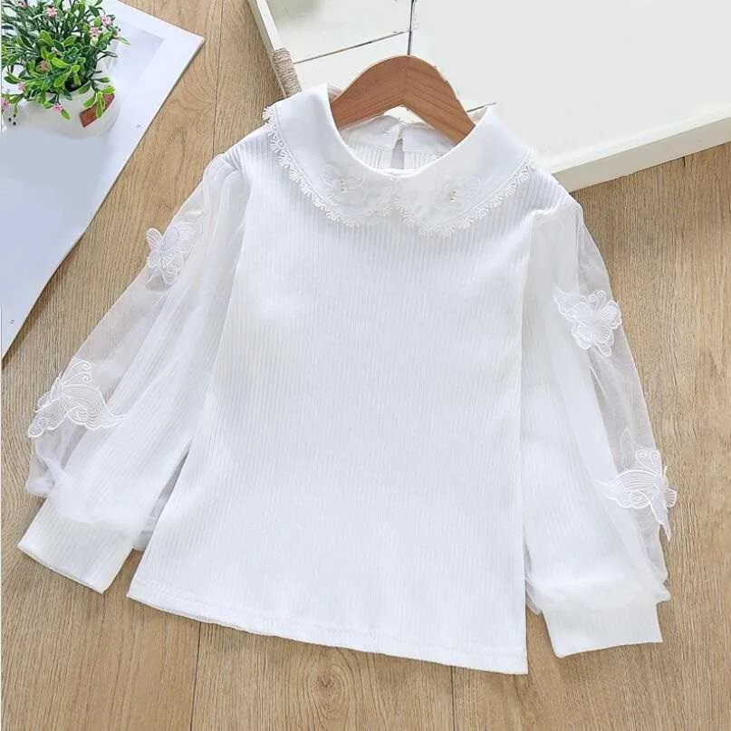 toddler girl white blouse long sleeve