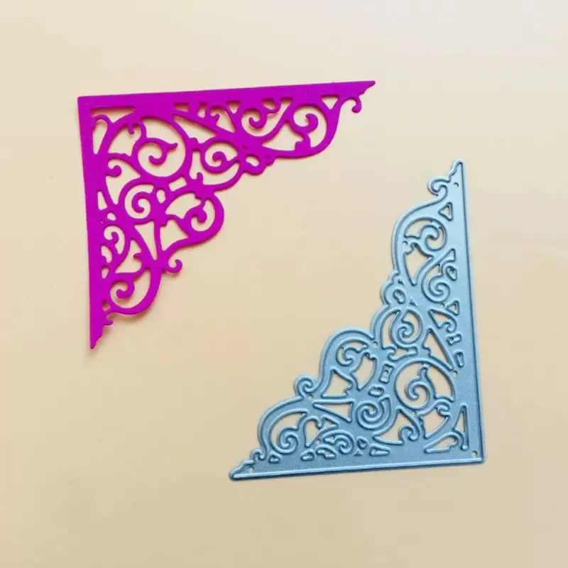 Corner Emboss Corner Metal Cutting Dies Stencil Scrapbooking DIY Album Stamp Paper ...
