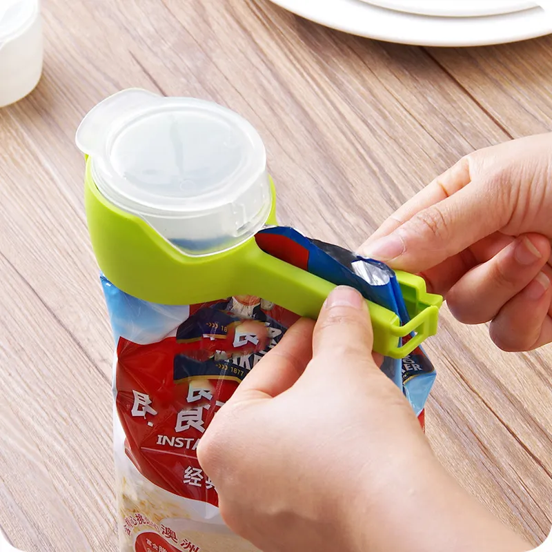 Multifunctional Sealing Clip Food Preservation Bag-Cap Kitchen Storage Preserve Sealing Bag Cap Household cocina accesorio