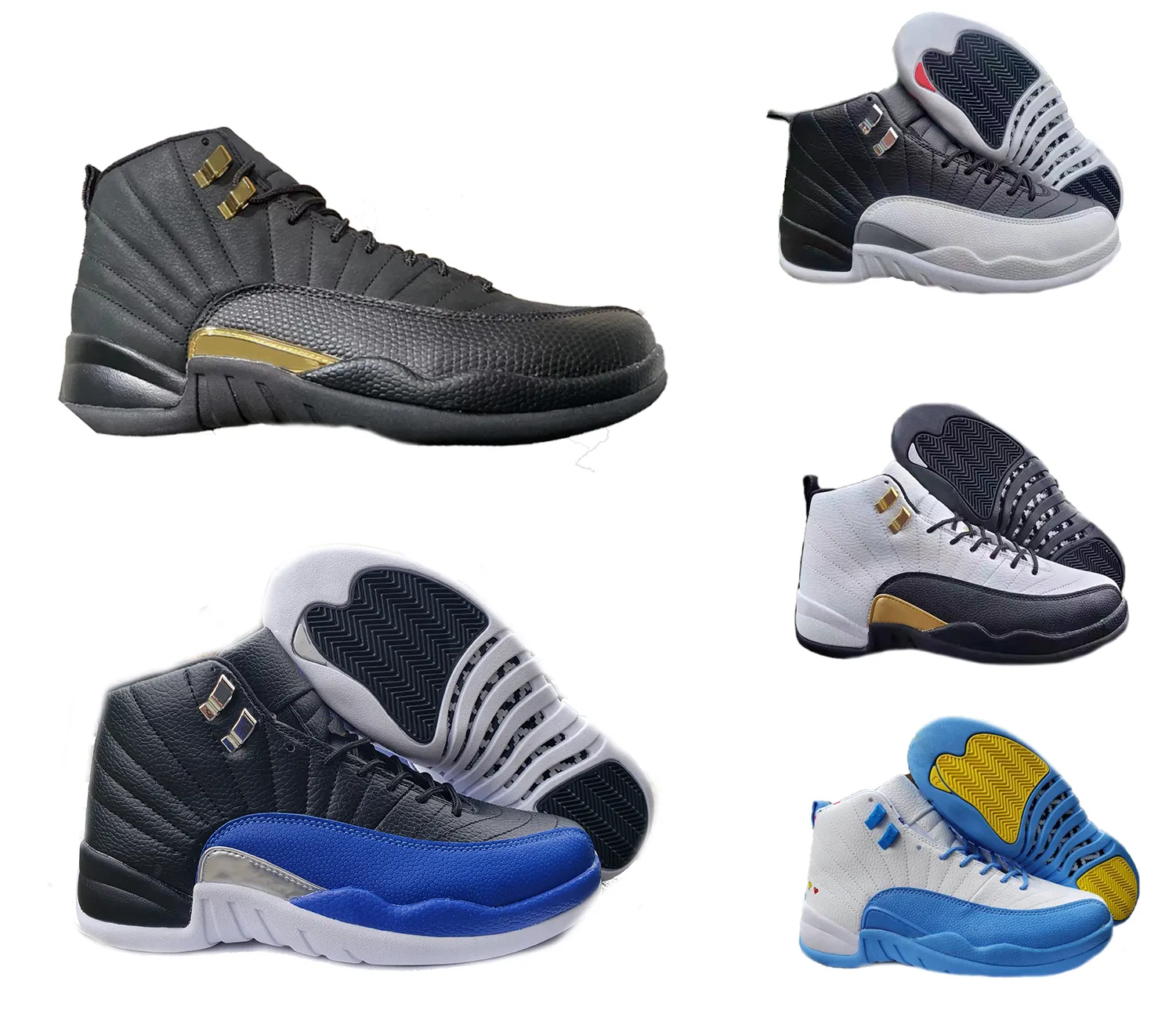 12 12s basketball shoes damping 2023 yakuda local boots online store Dropshipping Accepted Game Royal White jade University Blue concord Michigan Taxi Michigan