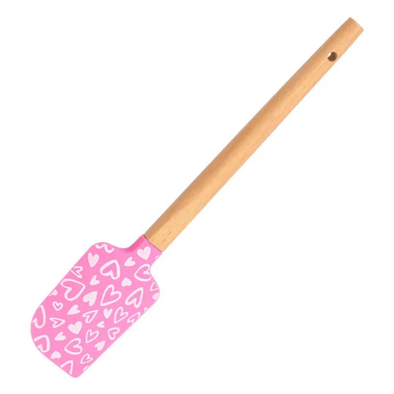 New Christmas Kitchen Silicone Spatula with Wooden Handle - China Baking  Tool and Cake Decorating Gun price