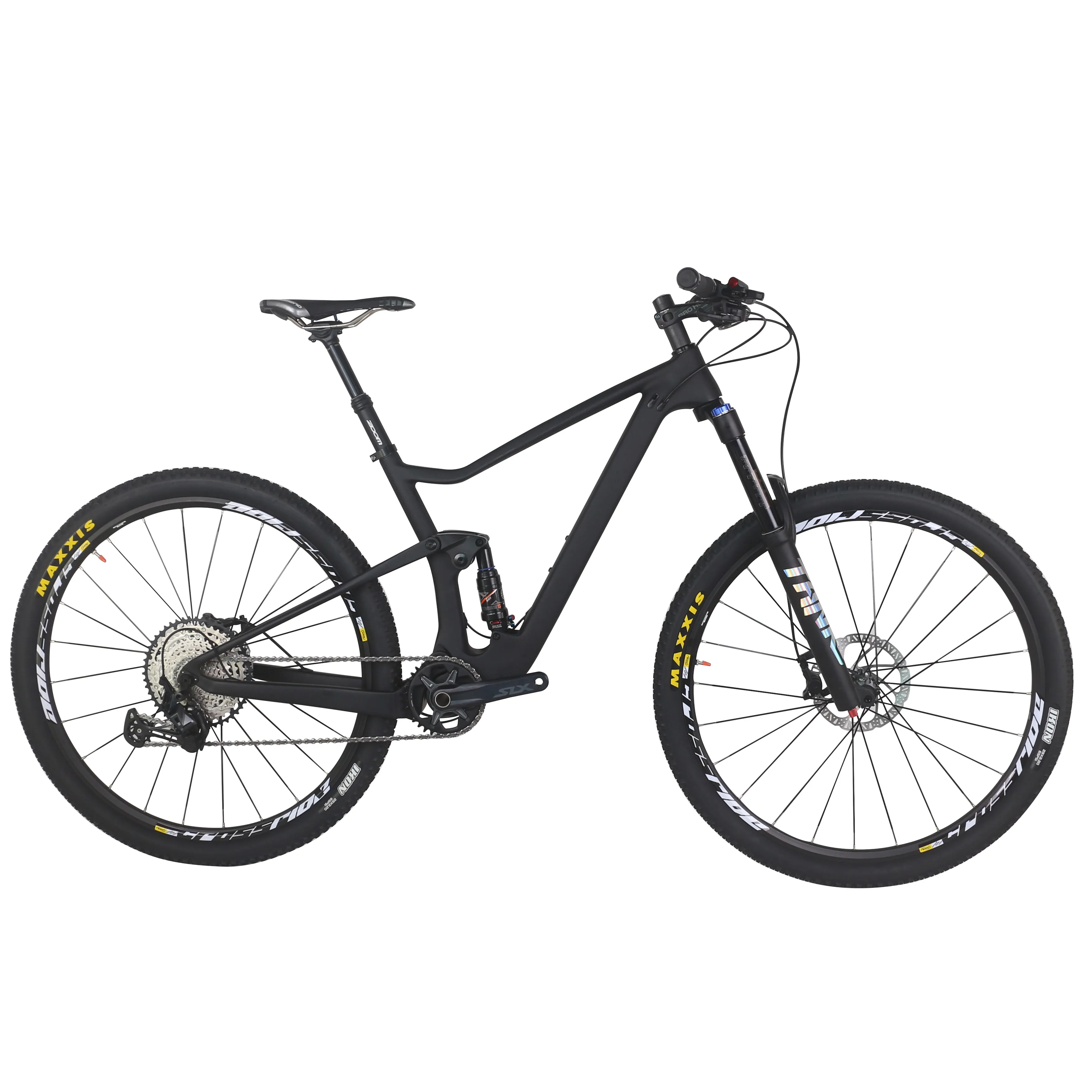 Nouveau carbone 29er suspension montagne vélo complet cadre en carbone XC vtt SLX M7100 groupe 12 vitesses vélo FM027