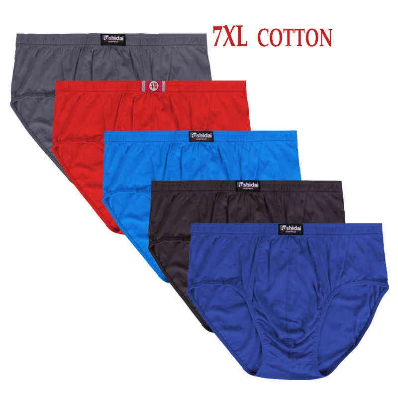 5PCS/LOT 7xl Cotton Men Briefs Męskie bieliznę Męskie majtki dla mężczyzn majtków Męs
