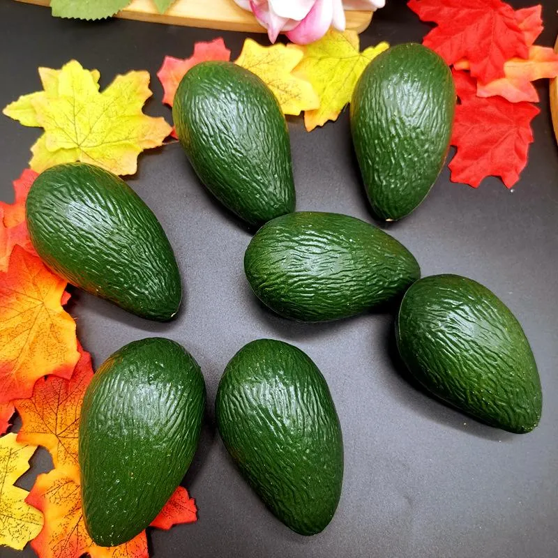 Party Decoration 5.7x9.5cm Artificial Avocado Model Plastic Fake Fruits Food Pography Props Festive & SuppliesParty