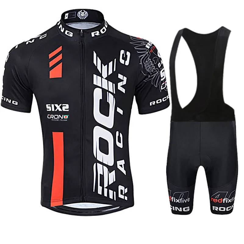 록 여름 레이싱 사이클링 저지 산악 자전거 의류 세트 MTB 자전거 Maillot Ropa Ciclismo For Men 220725