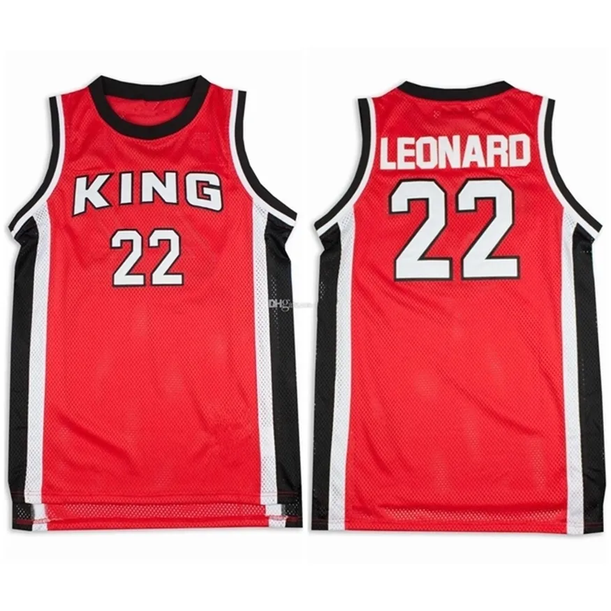 Nikivip Kawhi Leonard #22 Martin Luther King High School Retro Basketball Jerseys Mens costume qualquer nome de número