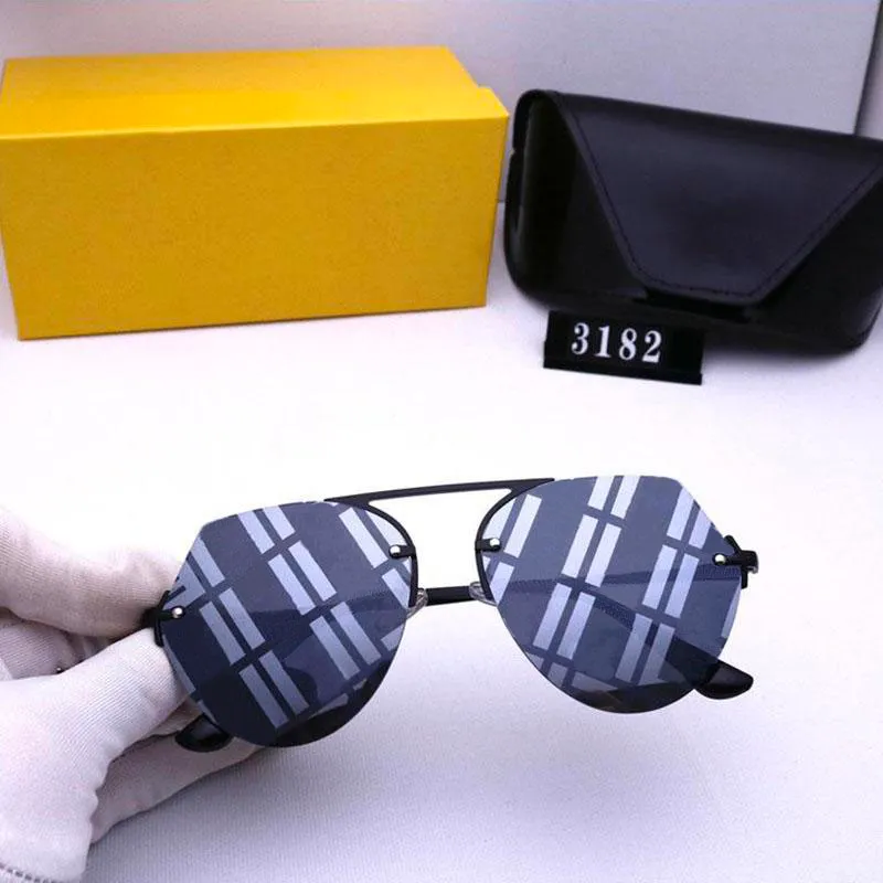 Designersolglasögon för män Dammode Solglasögon med låda Män Designers Solglasögon Lyx Drive Glasögon Glasögon Polariserad UV-beständig