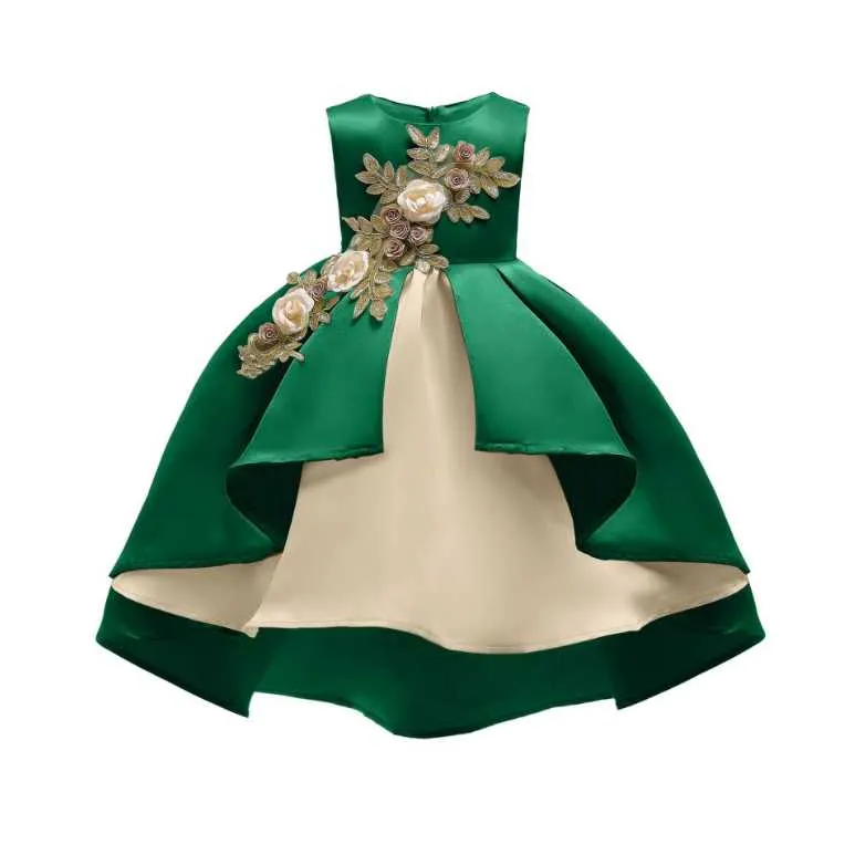 Childrens Princess Bridesmaid Dress Sleeveless Ball Gown with Bow Sash for  Girls 2-10 Years from Dhgate Girls Dresses - price 21.66