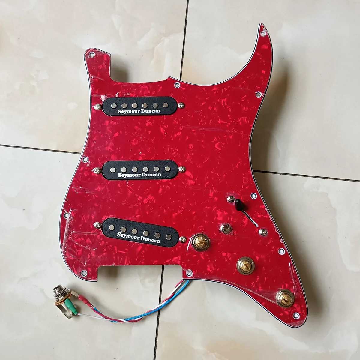 SSS Upgrade Loaded Strat Pickgaurd Pickups Set Multifunction Switch