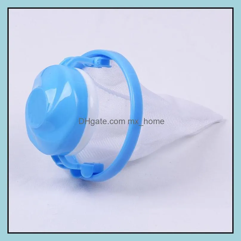 Floating Pet Fur Catcher Reusable Hair Remover Tool Floating Lint Mesh Bag Hair Net Pouch for Washing Machine YD0302