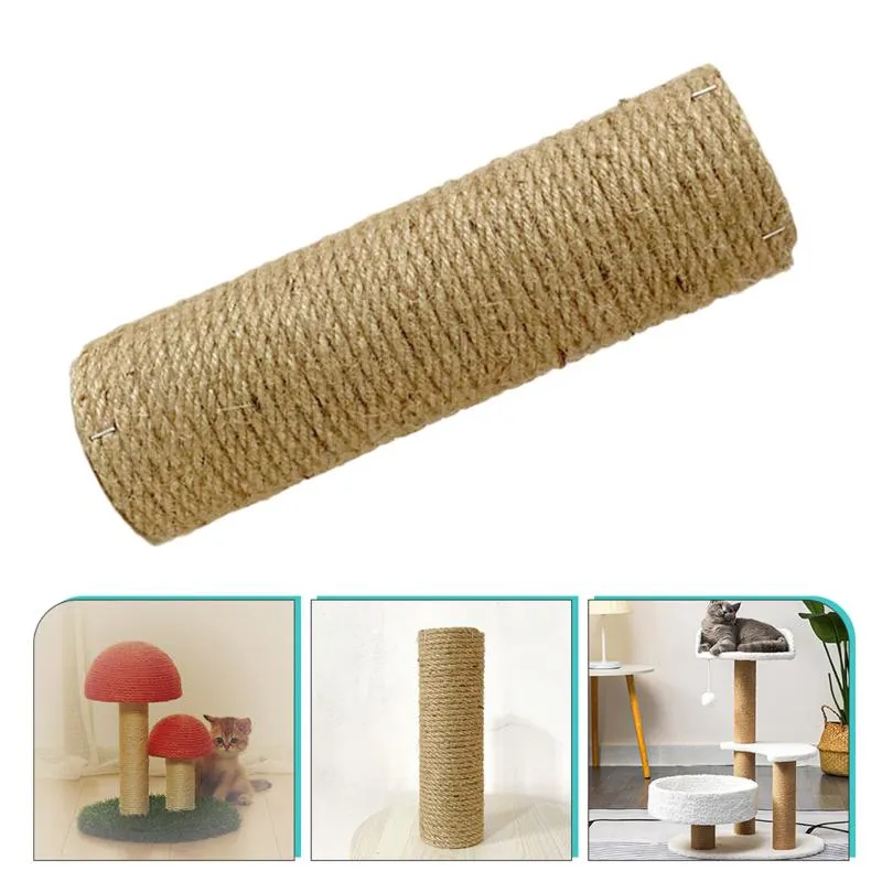 Cat Toys 2st Posts Climbing Frame Kolonn Kitten Scratcher Pole Tree Scratch Post Refill för inomhushem Daglig usecat Toyscat