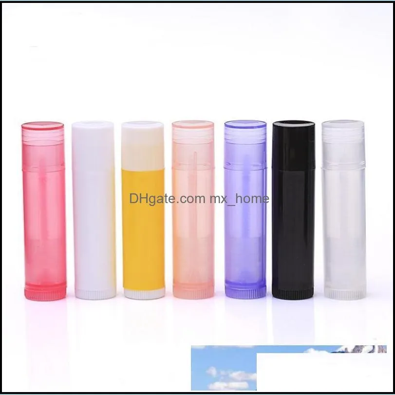 Andere huizentuin 5g 5 ml Lege Colorf Lip Balm Tubes Containers Lipstick Mode Cool MTI Kleur Optioneel LX1141 Drop Delivery 2021 KGCL3