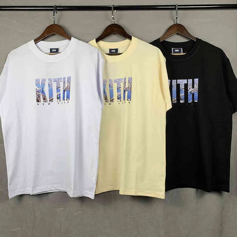 Camisetas de diseñador para hombre Kith Diamond Camiseta negra lisa de manga corta Ropa de moda Marca Cuello redondo Slim Social Spirit Guy Half Man 00066