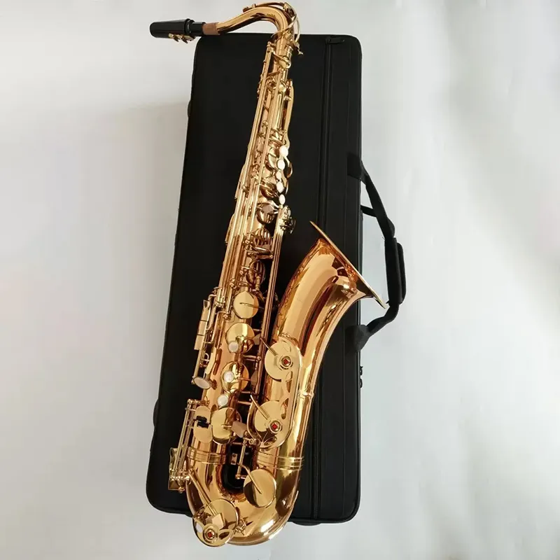 Originalstruktur 902 Tenor Saxofon Professionell Spela Instrument Down B Tone Tenor Saxofon BB Woodwind Instrument