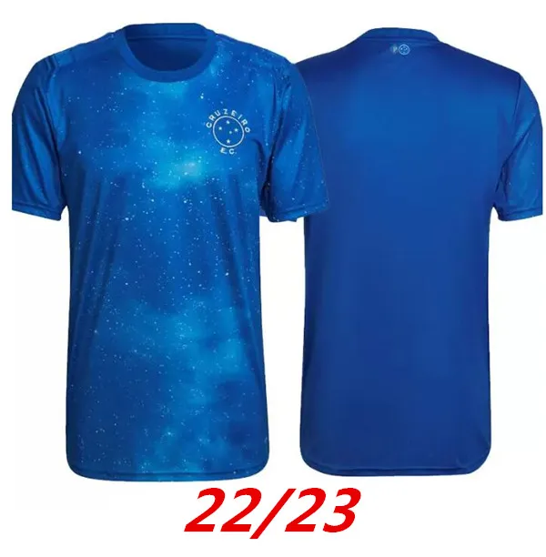 Cruzeiro 2022 Home Soccer Jerseys 2023 Sidnei Blue Oliveira Gabriel Dias Nonoca Giovanni Edu Bidu Maicon Camisetas de Futbol 22 23 قمصان كرة القدم الأعلى تايلاند 999