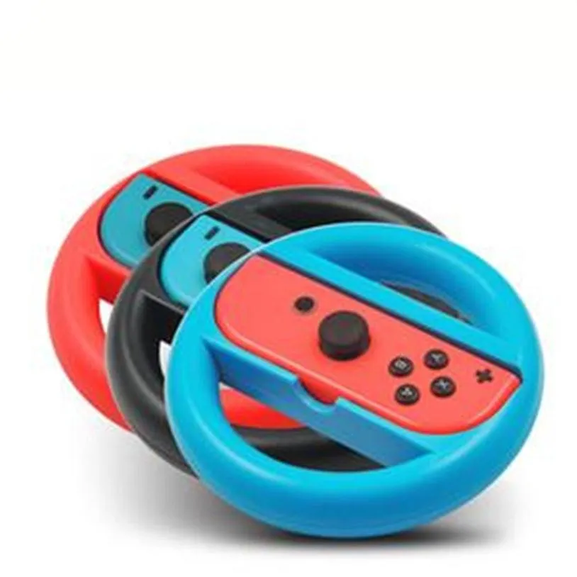 NEWSTORE 2PCS RACING Game volant volant pour Nintend Switch Remote Helm Game Wheels for Nintendo Switch NS Controller Shell Case296X