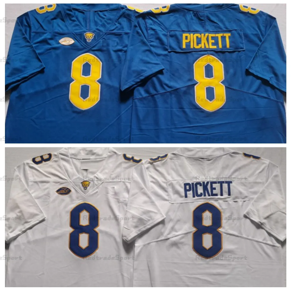 Pittsburgh Panthers Kenny Pickett College Football Jersey, Mens Blue