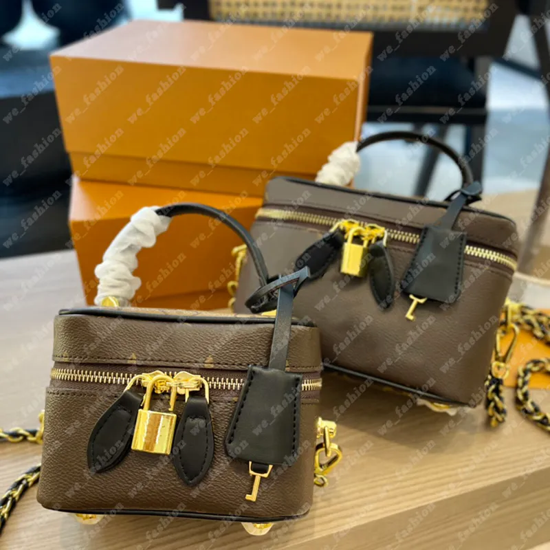 2022 Estuches de maquillaje Bolso de hombro Caja de tocador para mujer Estuche Vanity Pm Bolso SCOTT Mujeres Luxurys Diseñadores Bolsa Bolsas de cosméticos Monedero de diseñador