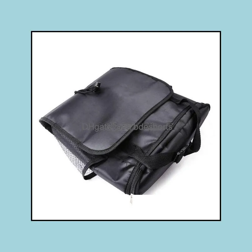 Car Covers Seat Organizer Insulated Food Storage Container Basket Stowing Tidying Black Bags car styling