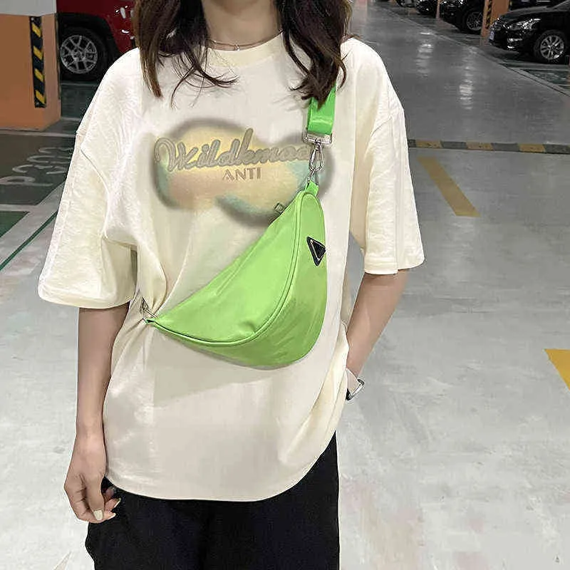 حقيبة مثلث صافي ريدث أنثى صغيرة صيف شهيرة أزياء جديدة متعددة الاستخدامات إقرار الأزياء حقيبة الكتف 220602