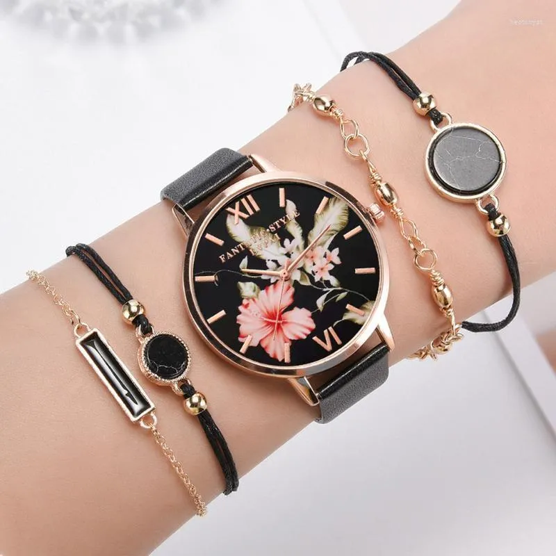 Armbandsur Women Armband Watches Luxury Watch for Leather Strap Wristwatch Fashion Casual Ladies Relogio FeminOnowristwatches Hect22