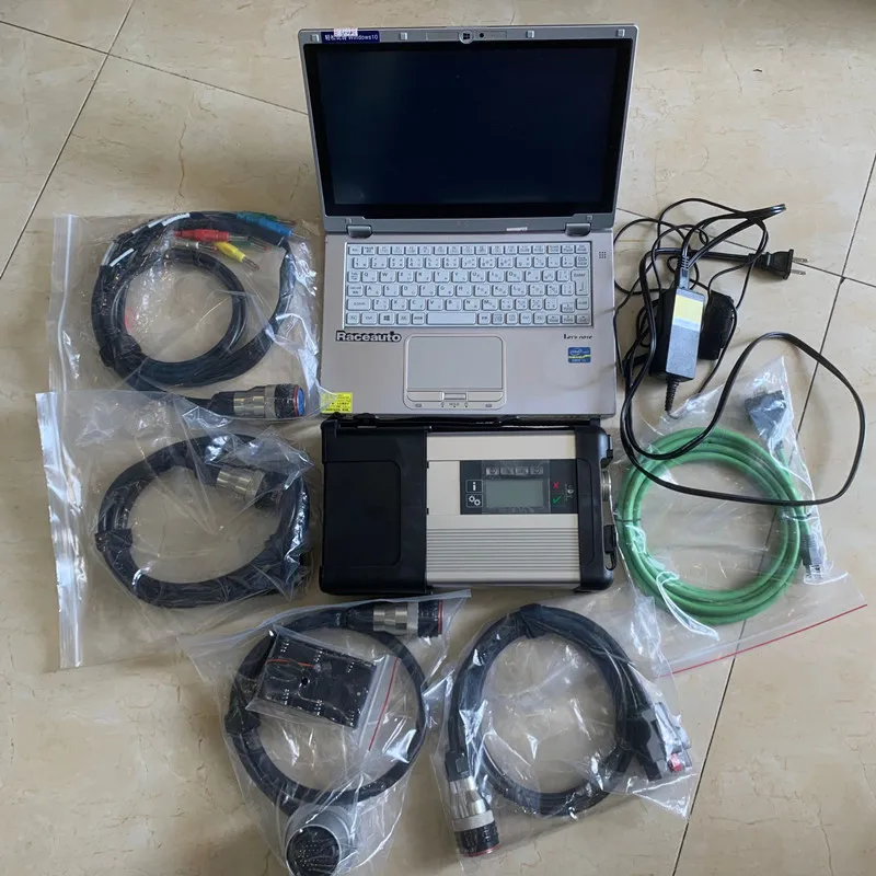 MB-Scanner SD Connect C5 Diagnosetool mit Super SSD 480 GB Laptop CF-AX2 i5 4G gebrauchter TOUCHSCREEN einsatzbereit