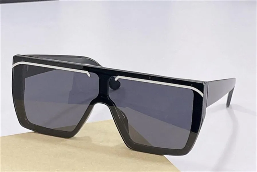 Ny mode design solglasögon 0008s fyrkantig stor ram populär och enkel stil utomhus UV400 skyddsglasögon varm sälja grossist glasögon
