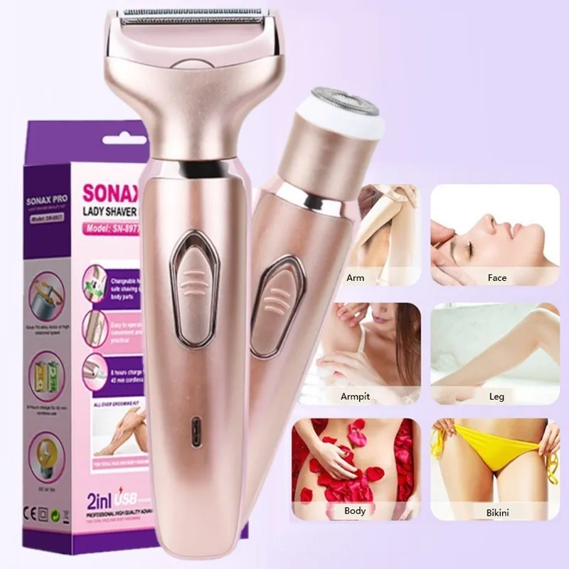 Women Pubic Hair Trimmer Electric Bikini Trimmer For Sensitive