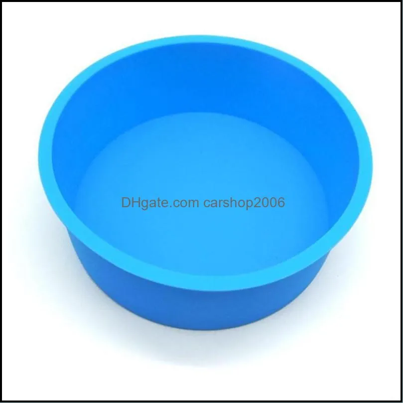 inch round shape cake silicone mold kitchen bakeware tools diy desserts mousse molds for baking sugarcraft moulds