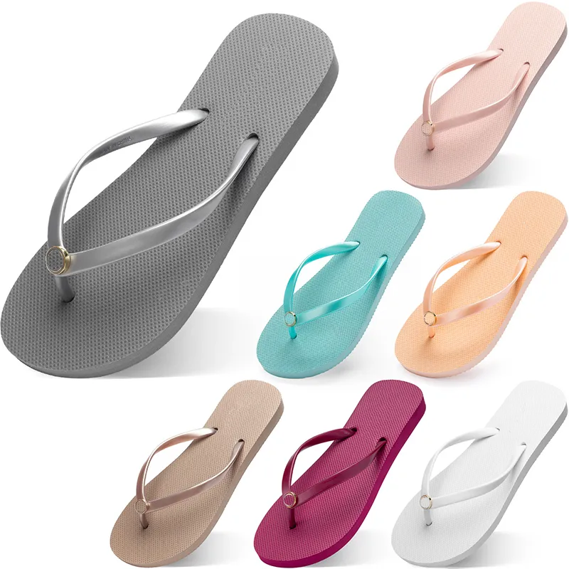 Frauen Hausschuhe Mode Flip Flops Strand Hotel Indoor Slipper Triple Schwarz Rosa Weiß Zitrone Grün Grau Blau Damen Schuhe Sixty Eight