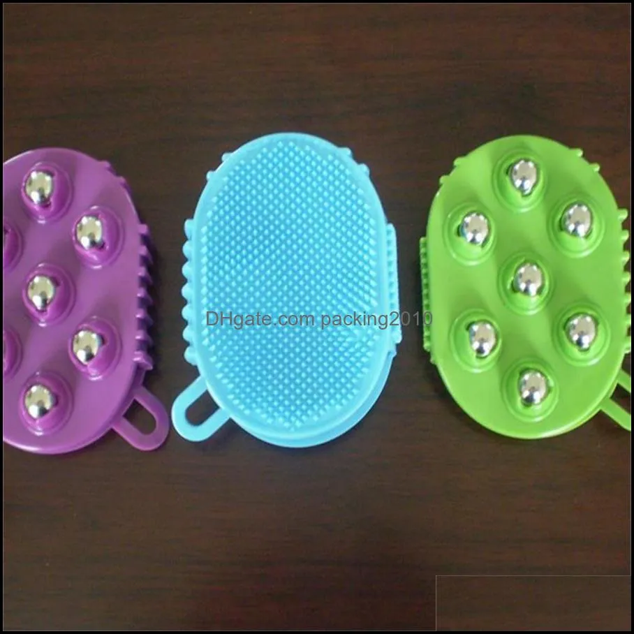 Other Bath & Toilet Supplies Bath Gloves Exfoliating Shower for Body Cleansing Sile Brush ScrubberScrub Spa Tools