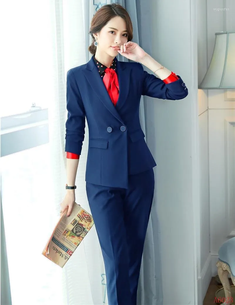 Navy blue ladies blazer deals