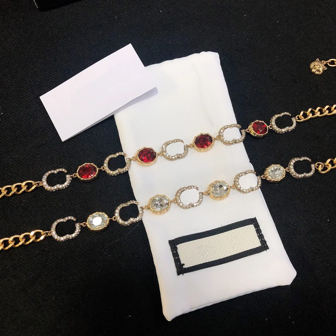 Sparkle Rhinestone Pendant Necklaces Tiger Head Crystal Necklace Women Metal Chain Pendants