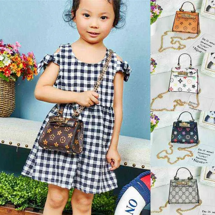 Luxury New Kids Handbags Fashion Baby Mini Purse Shoulder Bags Teenager Children Girls Messenger Bags Cute Christmas Gifts