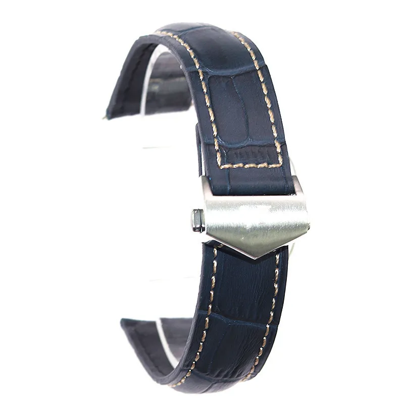 20/22/24mm Cow Leather Watch Strap For TAG HEUER MONACO Series Men Quality Band Soft WatchBand For TAG HEUER Wrist Bracelet 220620