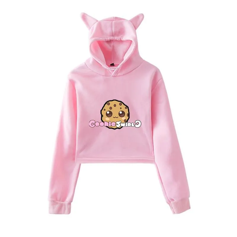 Womens Hoodies Sweatshirts CookieSwirlC Premium Logo Pullover